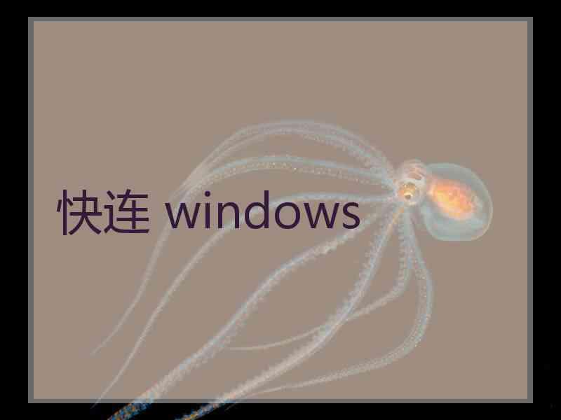 快连 windows