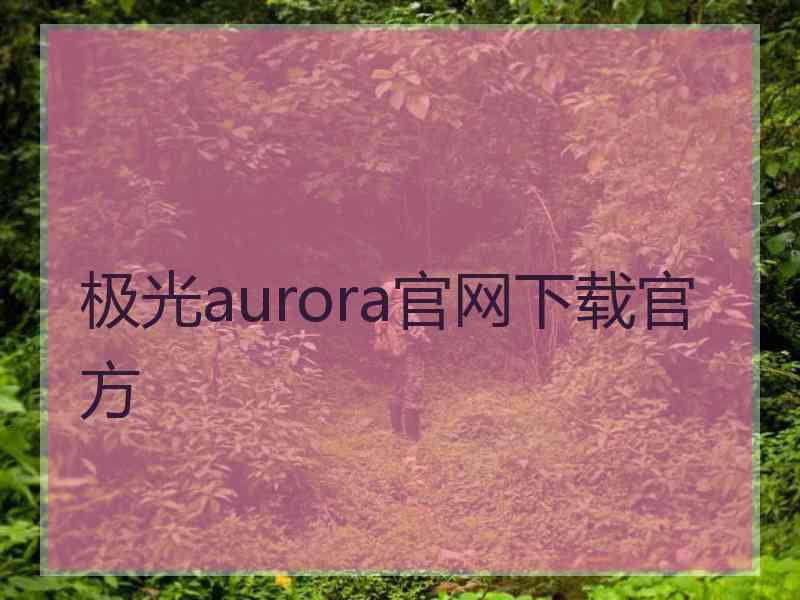 极光aurora官网下载官方