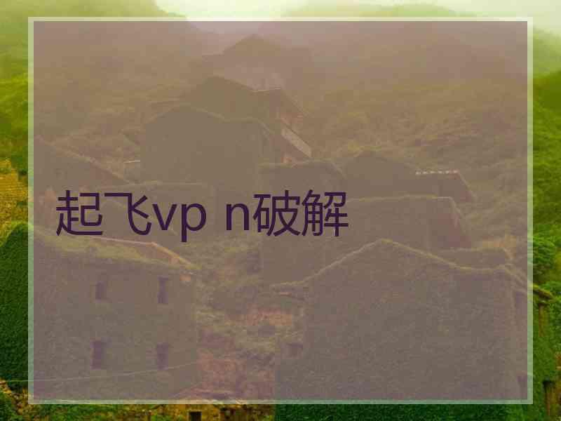 起飞vp n破解