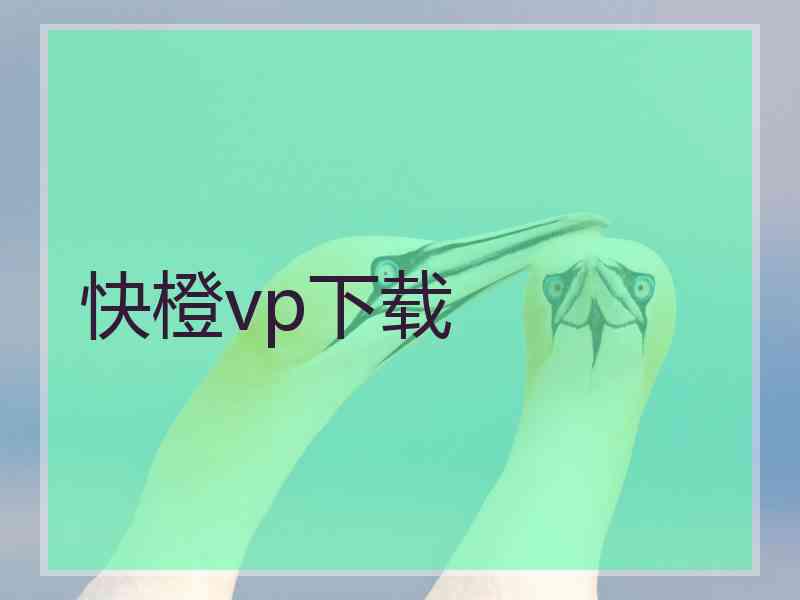 快橙vp下载