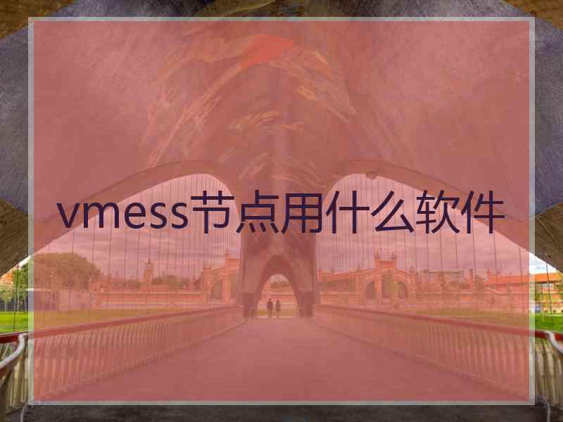 vmess节点用什么软件