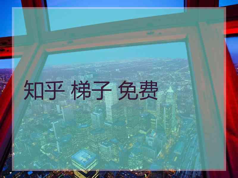 知乎 梯子 免费