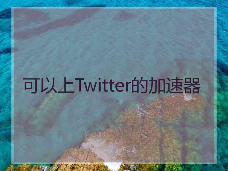 可以上Twitter的加速器